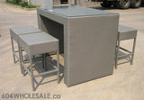 The Sachilotto - Bar Table with 4 barstools