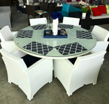 The Calabria Circle Dining Table
