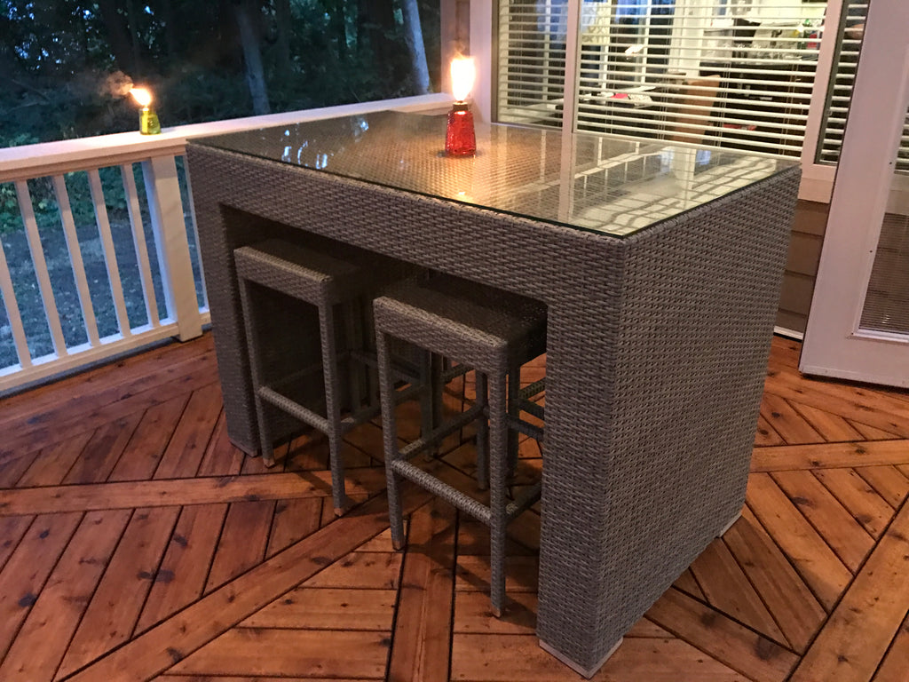 The Sachilotto - Bar Table with 4 barstools