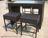 The Sachilotto - Bar Table with 4 barstools